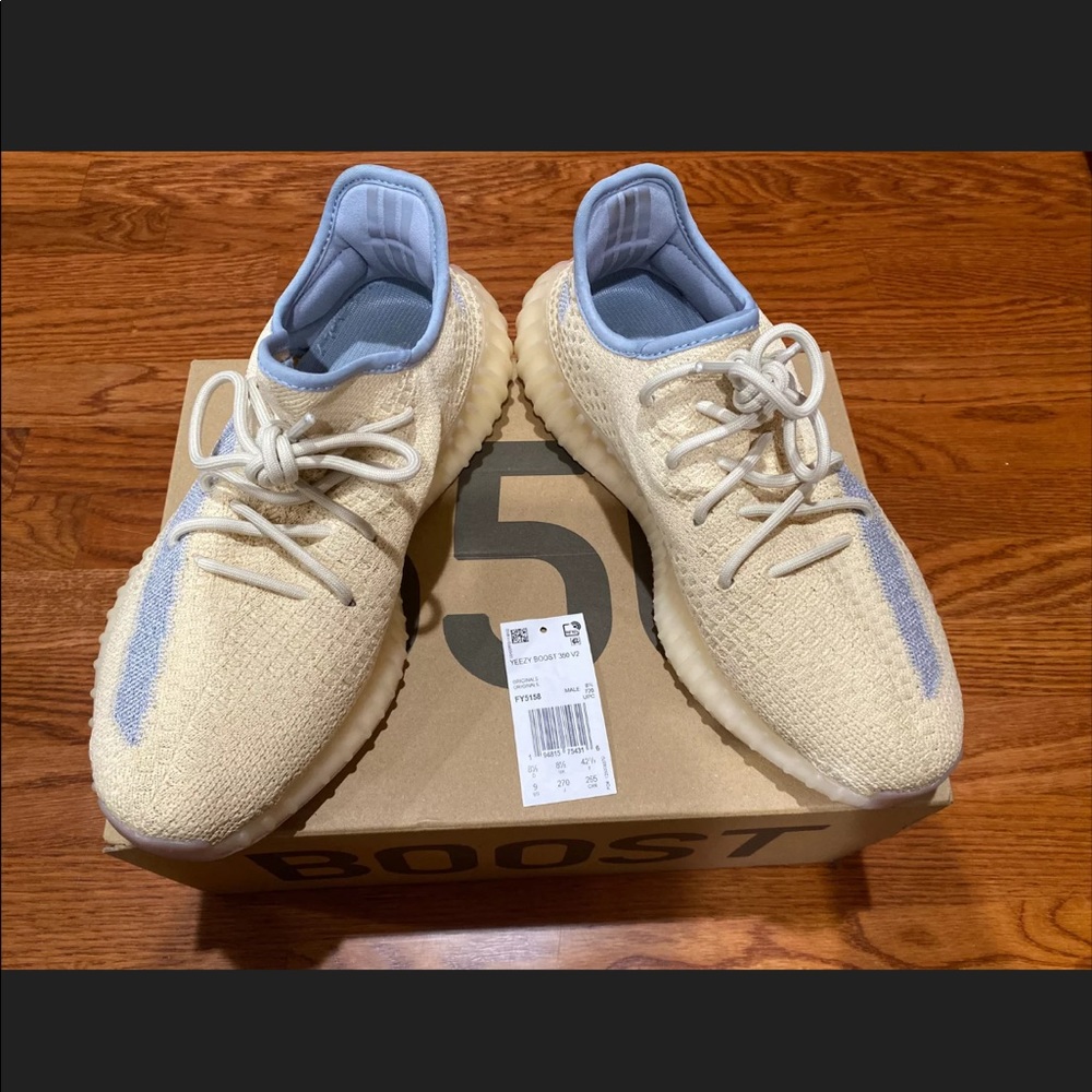 Adidas Men's Yeezy Boost 350 V2 LinenShoes, S9 US